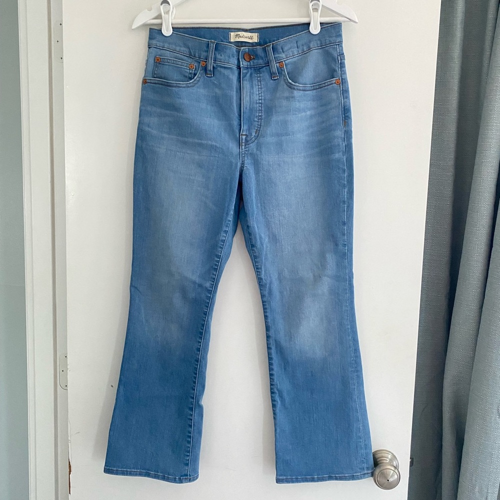 EUC Madewell Cali Demi-Boot Jeans Barnard Wash 29